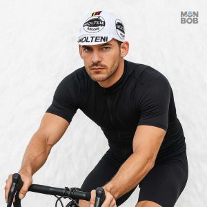 Casquette Blanche Molteni pour les passionnés de cyclisme
