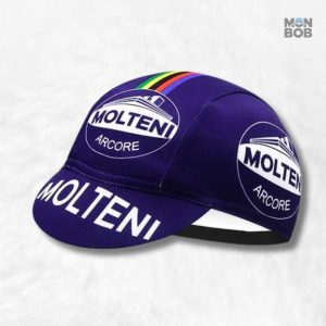 Casquette Cycliste Molteni Bleu Nuit