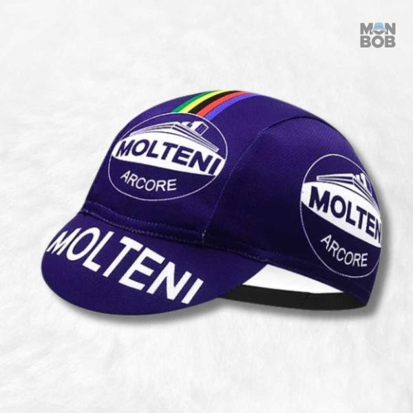 Casquette Cycliste Molteni Bleu Nuit