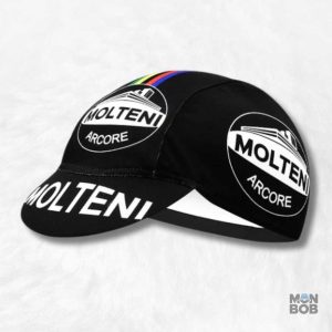 Casquette Cycliste Molteni Noire