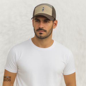Casquette beige pour homme au style élégant