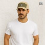Casquette homme en vert élégant