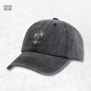 Casquette Palmier Noir pour l'été