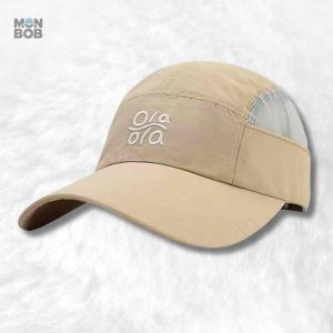 Casquette anti-UV beige pour femme