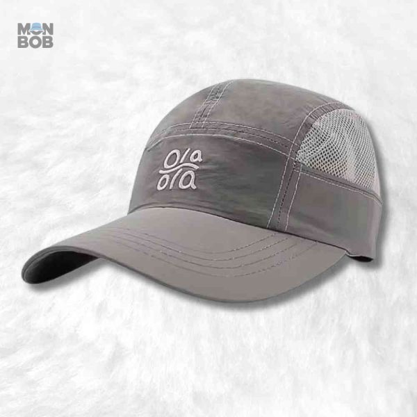 Casquette femme anti-UV grise élégante et protectrice