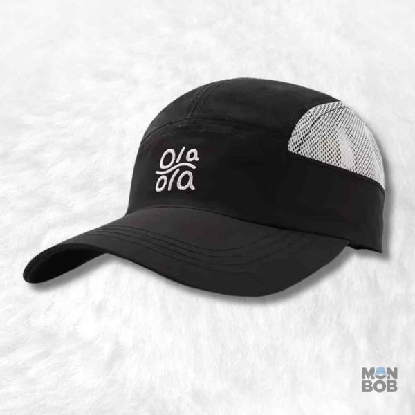 Casquette femme anti-UV noire élégante et protectrice