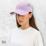 Casquette femme violet protection solaire