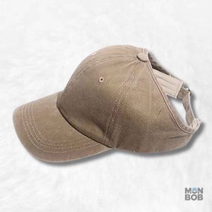 Casquette femme été marron élégante et tendance