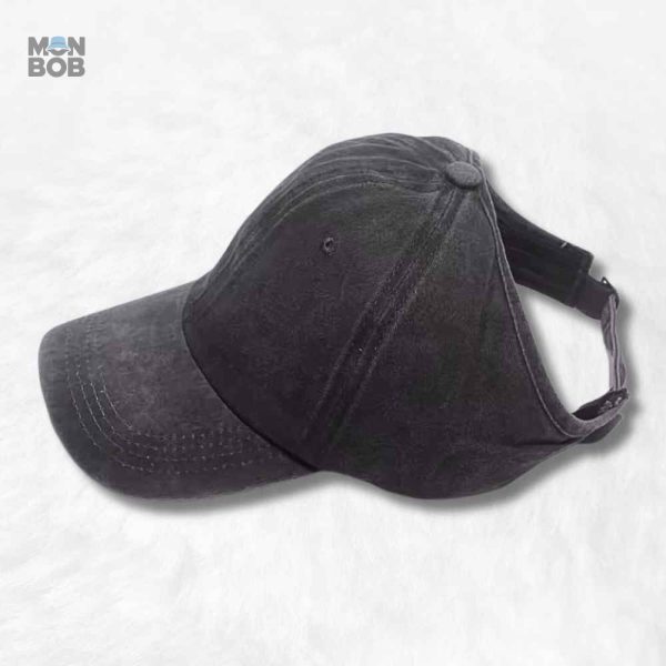 Casquette femme été noire élégante et tendance