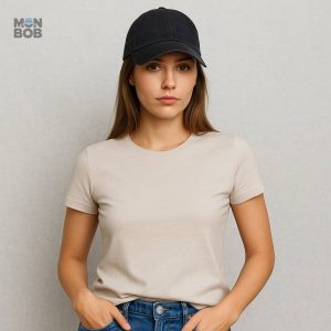 Accessoire d'été noir pour femme, style décontracté