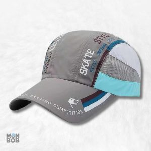 Casquette femme sport gris élégante et confortable