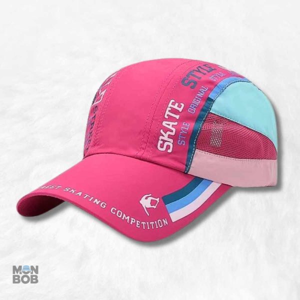 Casquette femme sport rose élégante et tendance