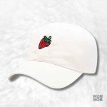 Casquette femme été fraise