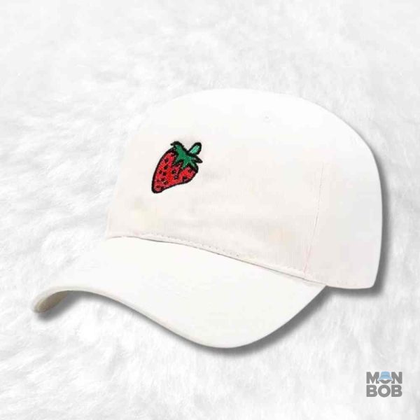 Casquette femme été fraise