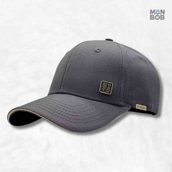 Casquette homme grande taille gris