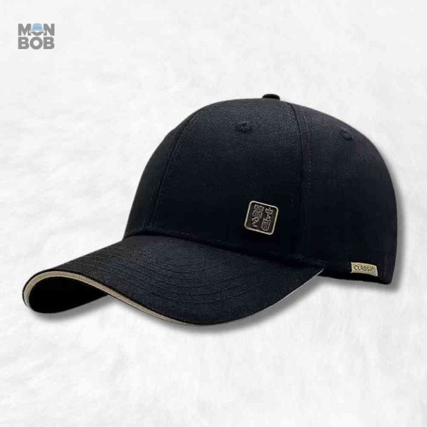Casquette noire grande taille pour homme