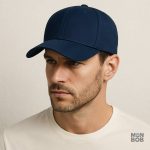 Casquette marine pour grandes tailles, style décontracté