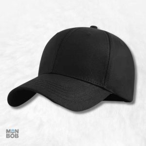 Casquette noire grande taille pour un confort optimal