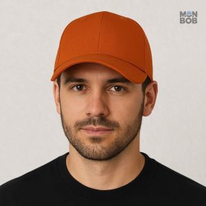 Casquette grande taille en couleur orange