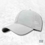 Casquette grande taille sport gris clair