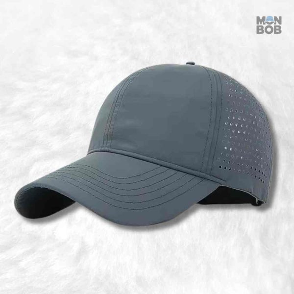 Casquette sport grande taille grise