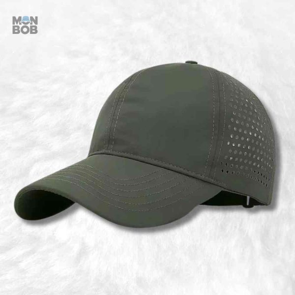 Casquette sport grande taille verte