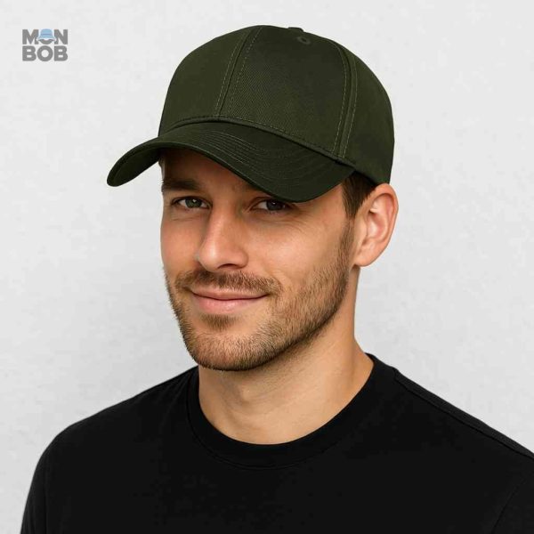 Casquette verte grande taille, idéale pour un look tendance
