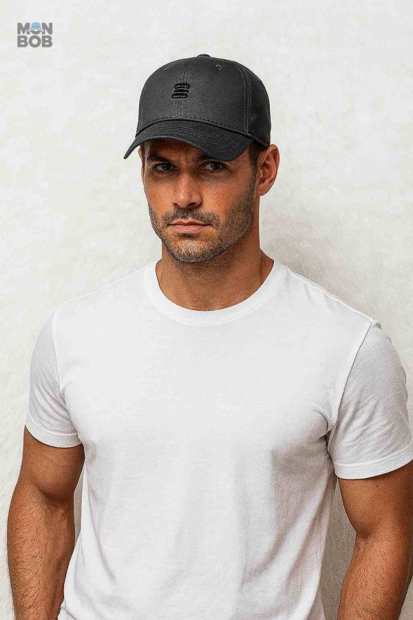 Casquette grise adaptée aux grandes têtes, confort assuré