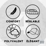 Accessoire tendance : casquette pour grandes têtes en gris