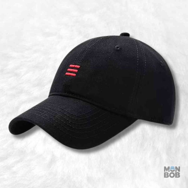 Casquette noire pour grosse tête