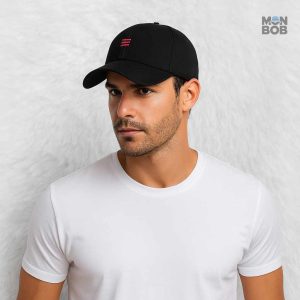 Accessoire mode : casquette noire grande taille