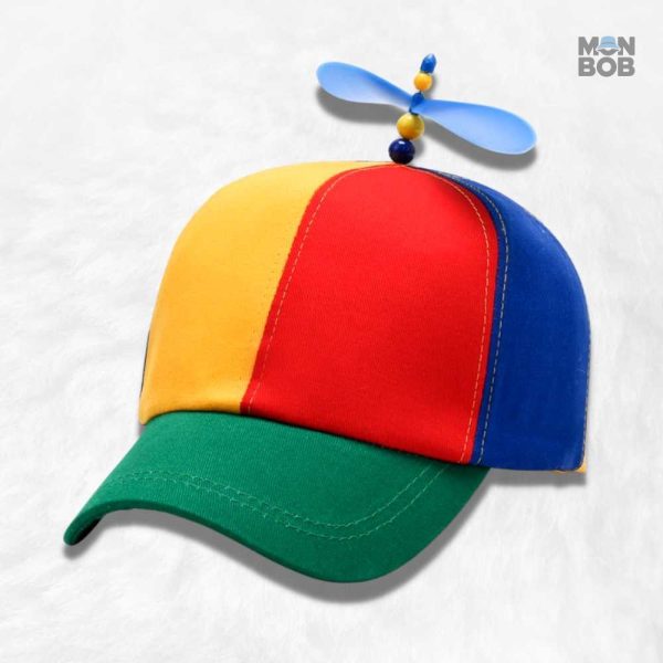 Casquette à hélice colorée pour un look ludique