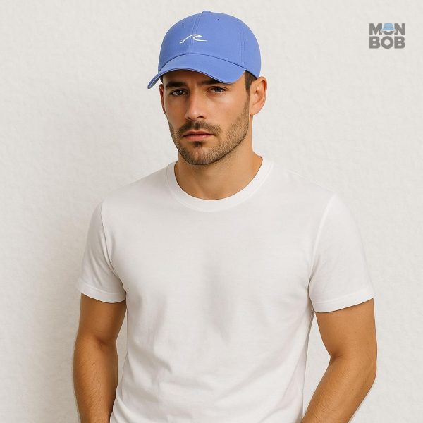 Casquette d'été bleue pour homme, style décontracté