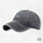 Casquette homme été grise foncé, style décontracté