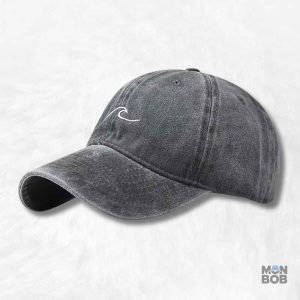 Casquette homme été grise foncé, style décontracté