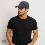Casquette d'été masculine, couleur gris foncé, mode estivale