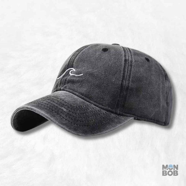 casquette-homme-ete-noire-1 Casquette noire pour homme, idéale pour l'été