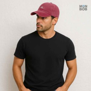Casquette estivale rouge pour homme, mode et confort