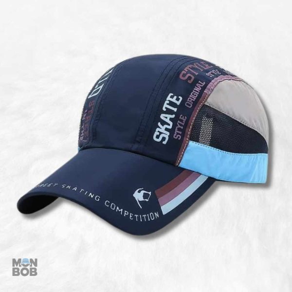 Casquette Homme Sport bleu classique