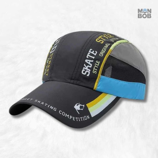 Casquette homme sport grise pour un look décontracté