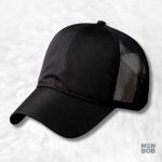 Casquette noire imperméable et respirante pour un confort optimal