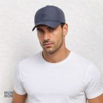 Casquette homme gris, résistante à l'eau