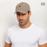Casquette homme marron résistante à l'eau