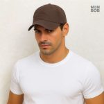 Casquette marron, idéale pour les intempéries, style décontracté