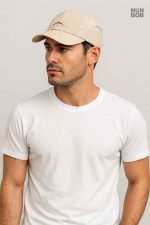 Casquette beige idéale pour le running par temps humide