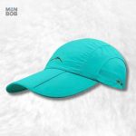Casquette imperméable turquoise pour le running