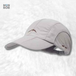 Casquette imperméable grise pour le running