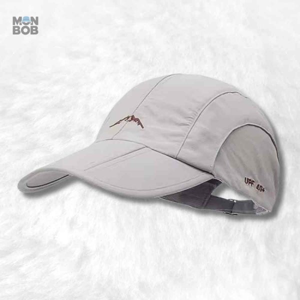 casquette-impermeable-running-grise-1 Casquette imperméable grise pour le running