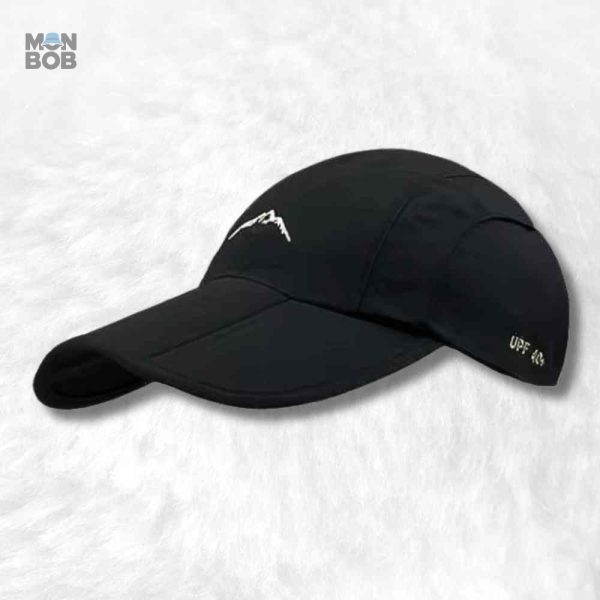 Casquette imperméable noire pour running