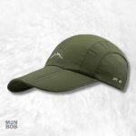 Casquette imperméable verte pour running